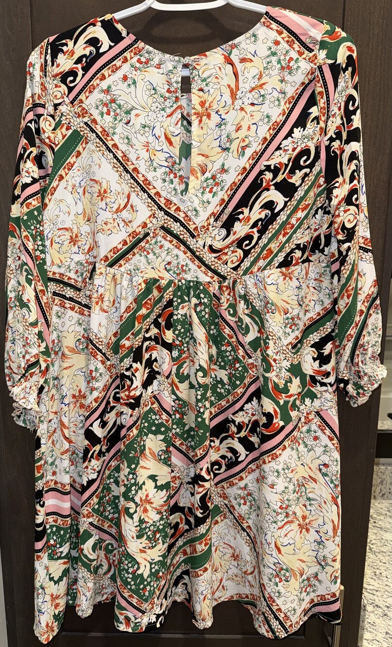 Umgee USA Floral Boho Dress